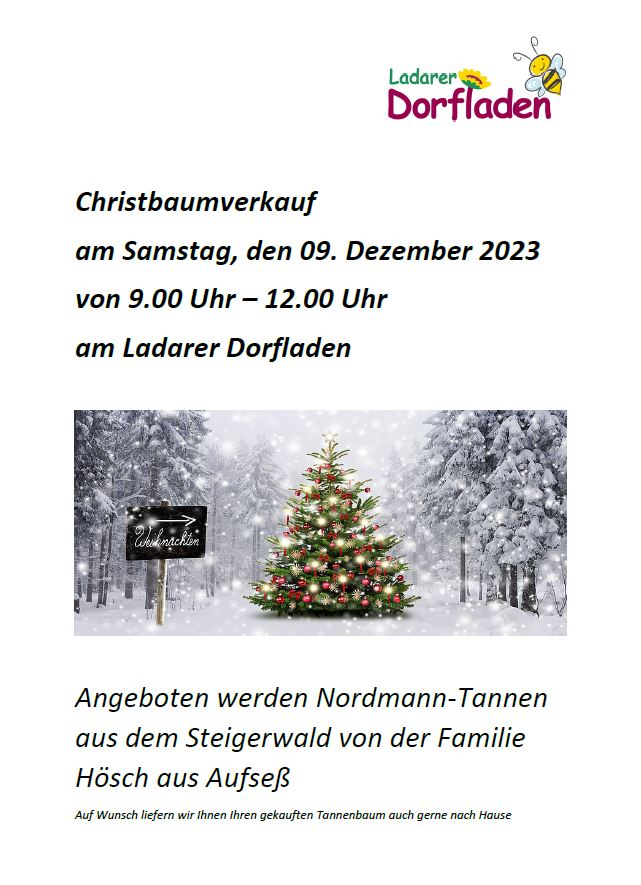 2023 12 06 11 11 27 Aushang Weihnachtsbaumverkauf 2023.pdf Adobe Acrobat Pro 64 bit
